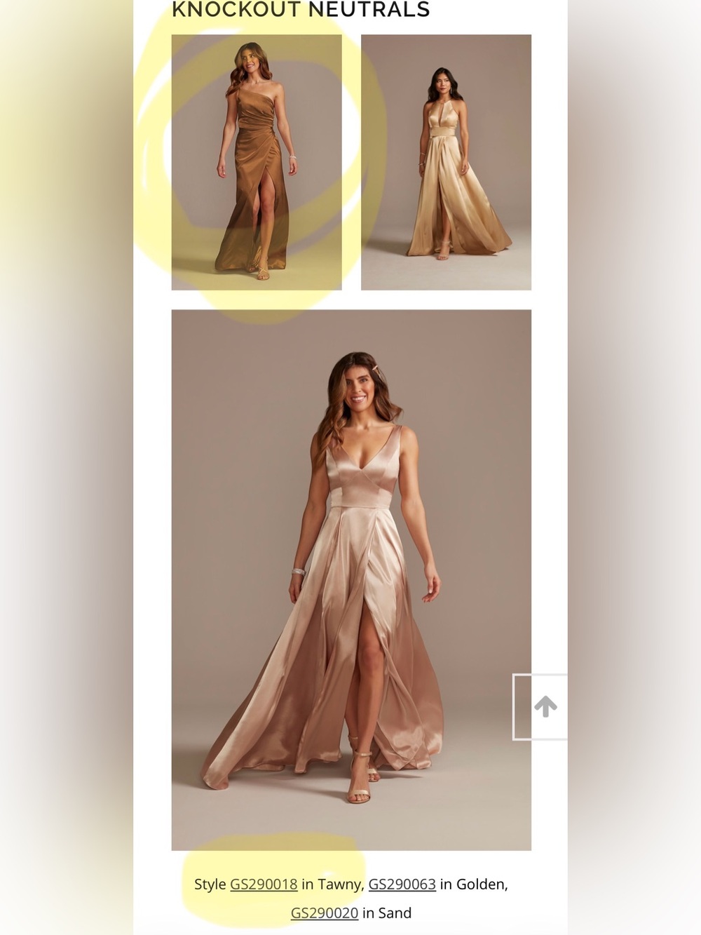 Galina Signature Charmeause Draped One-Shoulder Dress | Tawny Color | Size 0 - Picture 14 of 14